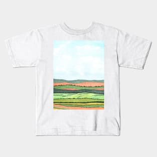 Colorful Landscape Kids T-Shirt